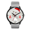 Cute Poodle Dog Georgia Christmas Special Wrist Watch