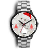 Cute Poodle Dog Georgia Christmas Special Wrist Watch