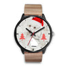 Cute Poodle Dog Georgia Christmas Special Wrist Watch