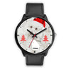 Cute Poodle Dog Georgia Christmas Special Wrist Watch