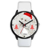 Cute Poodle Dog Georgia Christmas Special Wrist Watch