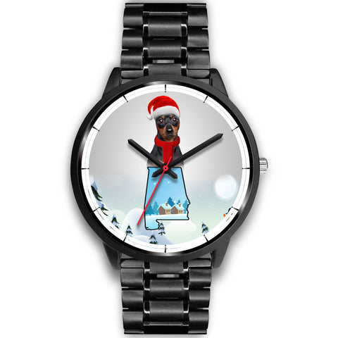 Miniature Pinscher Alabama Christmas Special Wrist Watch
