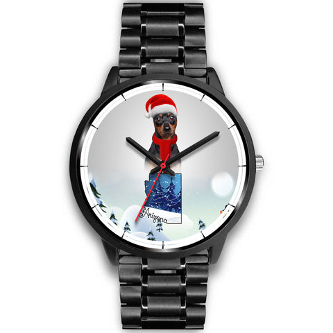 Miniature Pinscher Arizona Christmas Special Wrist Watch
