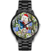 Poodle Dog Georgia Christmas Special Wrist Watch