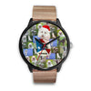 Poodle Dog Georgia Christmas Special Wrist Watch