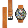 Poodle Dog Georgia Christmas Special Wrist Watch