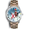 Miniature Schnauzer Alabama Christmas Special Wrist Watch