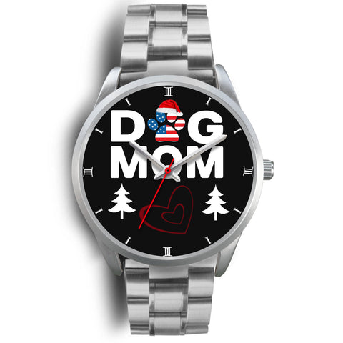 "Dog Mom Heart" Print Christmas Special Wrist Watch