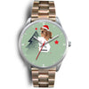 Irish Terrier Georgia Christmas Special Wrist Watch