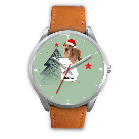 Irish Terrier Georgia Christmas Special Wrist Watch