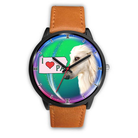 Afghan Dog Pennsylvania Christmas Special Wrist Watch