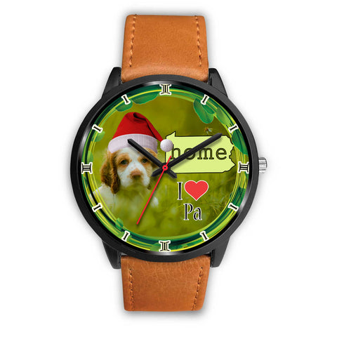 Cute Cocker Spaniel Dog Pennsylvania Christmas Special Wrist Watch