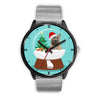 Cairn Terrier Georgia Christmas Special Wrist Watch