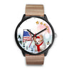 Papillon Dog Alabama Christmas Special Wrist Watch