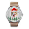 Cute Pembroke Welsh Corgi Christmas Wrist Watch