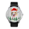 Cute Pembroke Welsh Corgi Christmas Wrist Watch