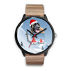 Leonberger Dog Washington Christmas Special Wrist Watch