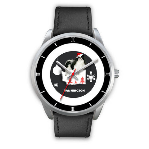 Japanese Chin Dog Washington Christmas Special Wrist Watch