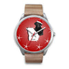 Curly Coated Retriever Georgia Christmas Special Wrist Watch