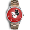 Curly Coated Retriever Georgia Christmas Special Wrist Watch