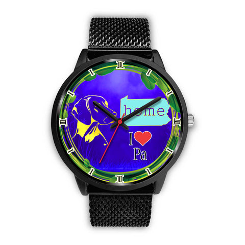 Vizsla Dog Art Pennsylvania Christmas Special Wrist Watch