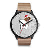 Brittany dog Georgia Christmas Special Wrist Watch