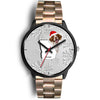 Brittany dog Georgia Christmas Special Wrist Watch