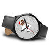 Brittany dog Georgia Christmas Special Wrist Watch