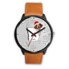 Brittany dog Georgia Christmas Special Wrist Watch