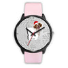 Brittany dog Georgia Christmas Special Wrist Watch