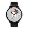 Brittany dog Georgia Christmas Special Wrist Watch