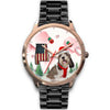 Petit Basset Griffon Vendéen Alabama Christmas Special Wrist Watch