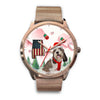 Petit Basset Griffon Vendéen Alabama Christmas Special Wrist Watch