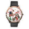 Petit Basset Griffon Vendéen Alabama Christmas Special Wrist Watch