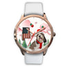 Petit Basset Griffon Vendéen Alabama Christmas Special Wrist Watch