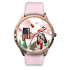 Petit Basset Griffon Vendéen Alabama Christmas Special Wrist Watch