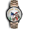 Petit Basset Griffon Vendéen Arizona Christmas Special Wrist Watch