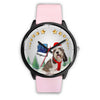 Petit Basset Griffon Vendéen Arizona Christmas Special Wrist Watch