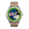 Amazing Siberian Husky Dog Christmas Pennsylvania Christmas Special Wrist Watch