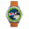 Amazing Siberian Husky Dog Christmas Pennsylvania Christmas Special Wrist Watch