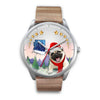 Cute Pug Dog Arizona Christmas Special Wrist Watch