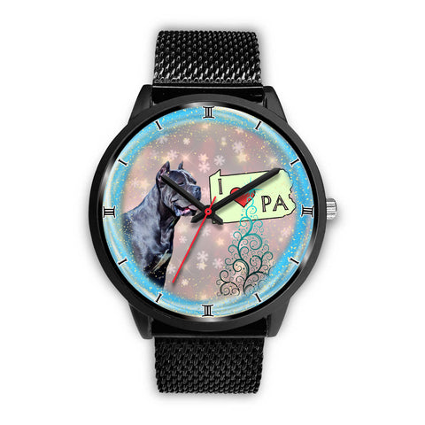 Cane Corso Dog Pennsylvania Christmas Special Wrist Watch