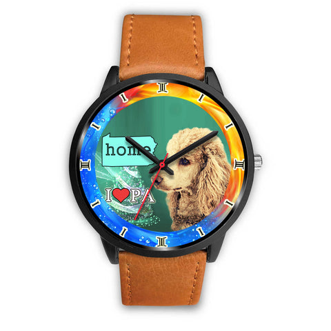 Cute Poodle Dog Pennsylvania Christmas Special Wrist Watch