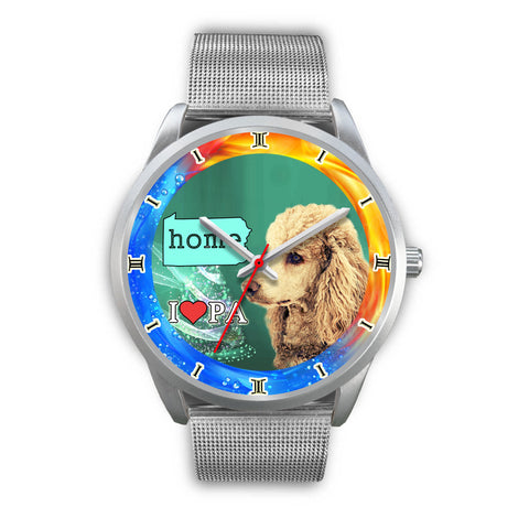 Lovely Poodle Dog Pennsylvania Christmas Special Wrist Watch