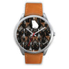 Amazing Bluetick Coonhound Dog Georgia Christmas Special Wrist Watch