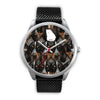 Amazing Bluetick Coonhound Dog Georgia Christmas Special Wrist Watch