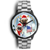 Cute Pug Alabama Christmas Special Wrist Watch