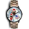 Cute Pug Alabama Christmas Special Wrist Watch