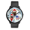 Cute Pug Alabama Christmas Special Wrist Watch