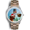 Rhodesian Ridgeback Alabama Christmas Special Wrist Watch